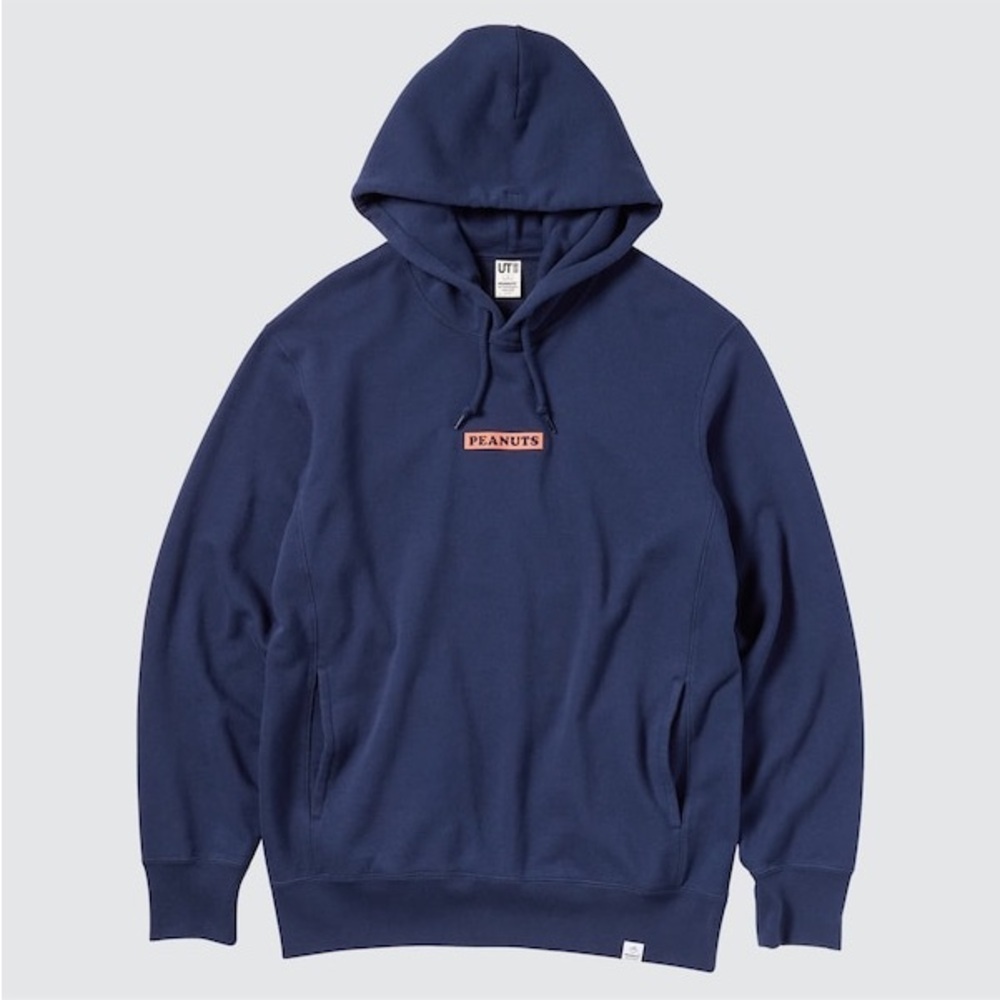 Peanuts x Uniqlo Snoopy and Charlie Brown Pullover Hoodie - Size Large